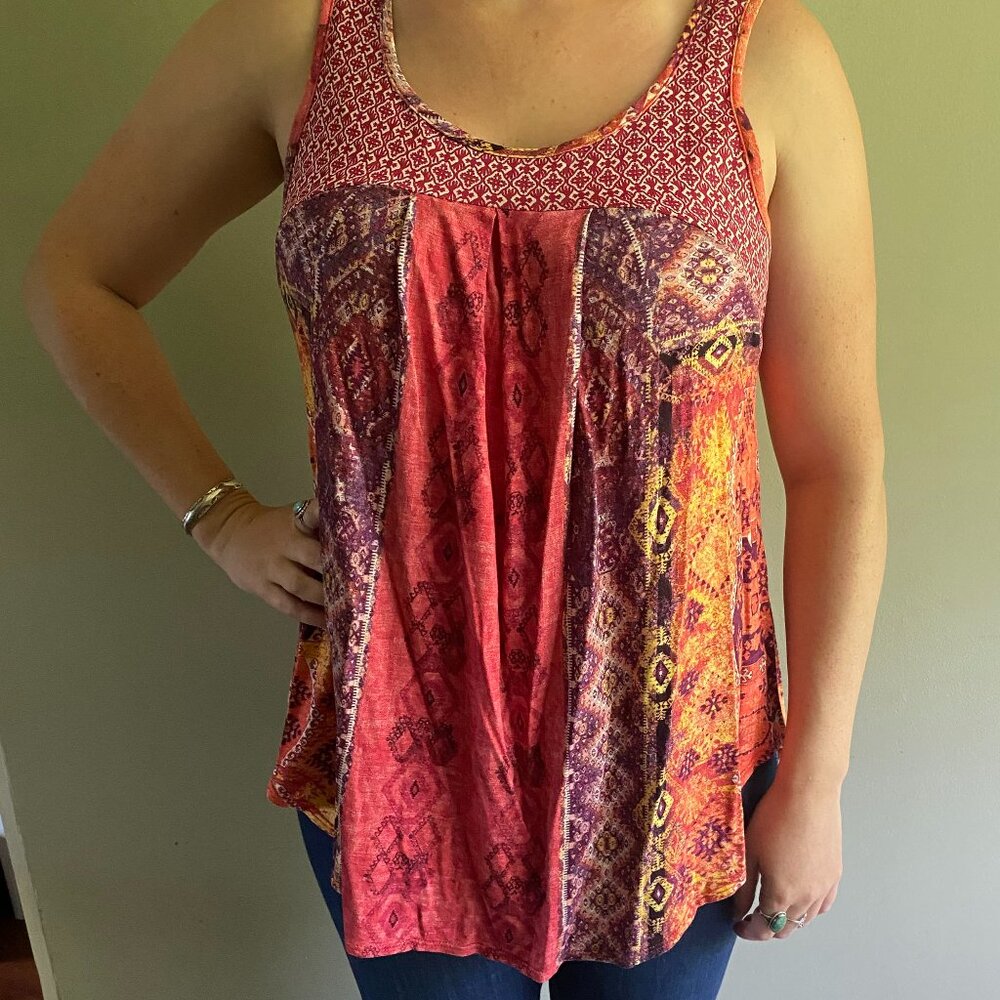 Weston for Anthropologie Aztec Tank Top